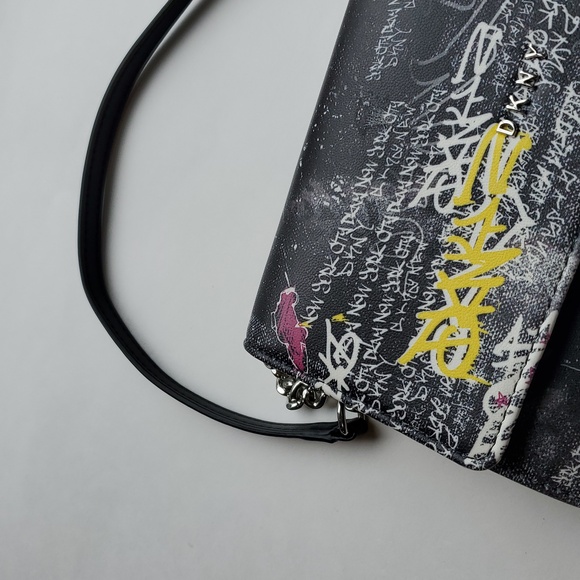DKNY Graffiti Wallet on a Chain Crossbody - Picture 4 of 9